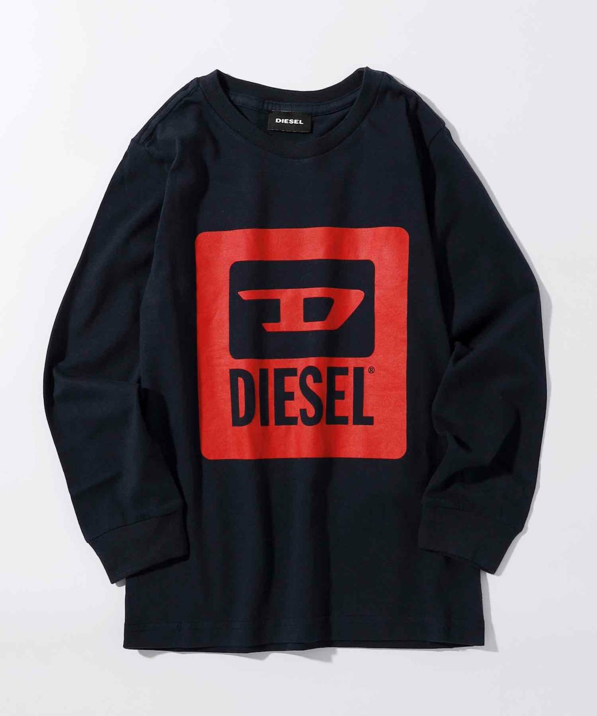 DIESEL(ディーゼル)Kids & Junior ブランドロゴプリント長袖スウェット