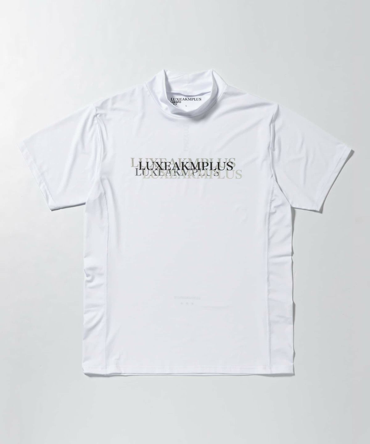 エイミーゴルフ、モックネック、ロゴTシャツ MEN】フロントロゴ モックネックシャツ