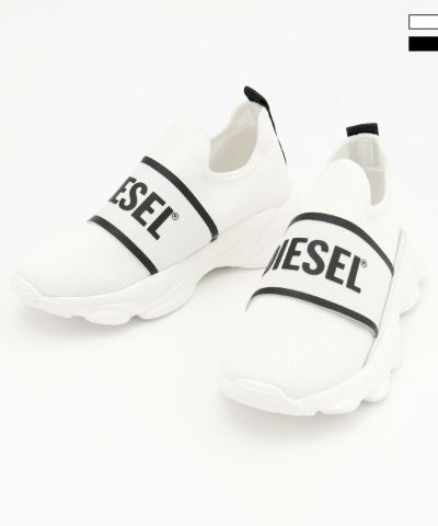 DIESEL(ディーゼル)Kids & Junior ロゴプリントローカットスニーカー