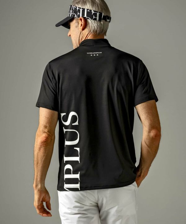LUXEAKMPLUS(リュクスエイケイエムプラス)ゴルフ バックロゴ半袖