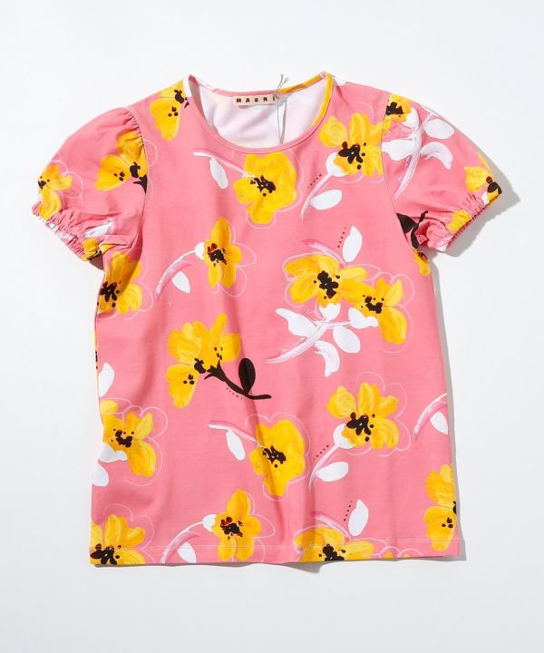 MARNI（マルニ）Kids & Junior フラワープリント半袖Tシャツカットソー