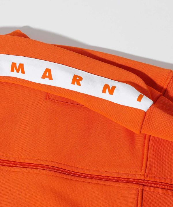 MARNI(マルニ)Kids & Junior ブランドロゴ長袖ジップジャージブルゾン