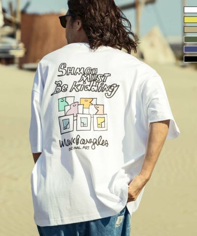 MARK GONZALES ARTWORK COLLECTION(マーク ゴンザレス)バックプリント半袖Tシャツ/5type/6colors