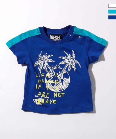 DIESEL(ディーゼル)Baby グラフィックデザイン半袖Tシャツカットソー