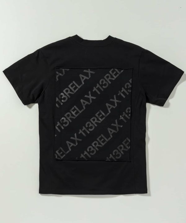1PIU1UGUALE3 RELAX(ウノピゥウノウグァーレトレ リラックス)バックロゴプリント半袖Tシャツ |  SHIFFON公式通販サイト｜SHIFFON ONLINE STORE