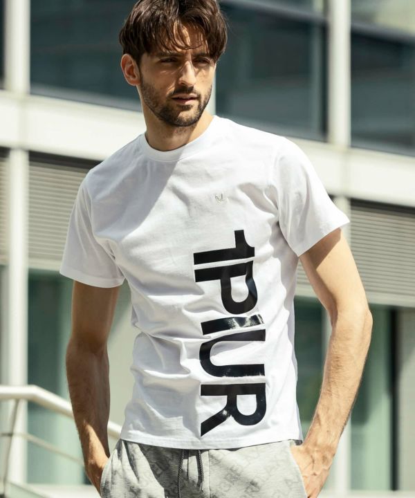 値下げ 新品Lサイズ 1PIU1UGUALE3 RELAX ロゴ半袖Tシャツ