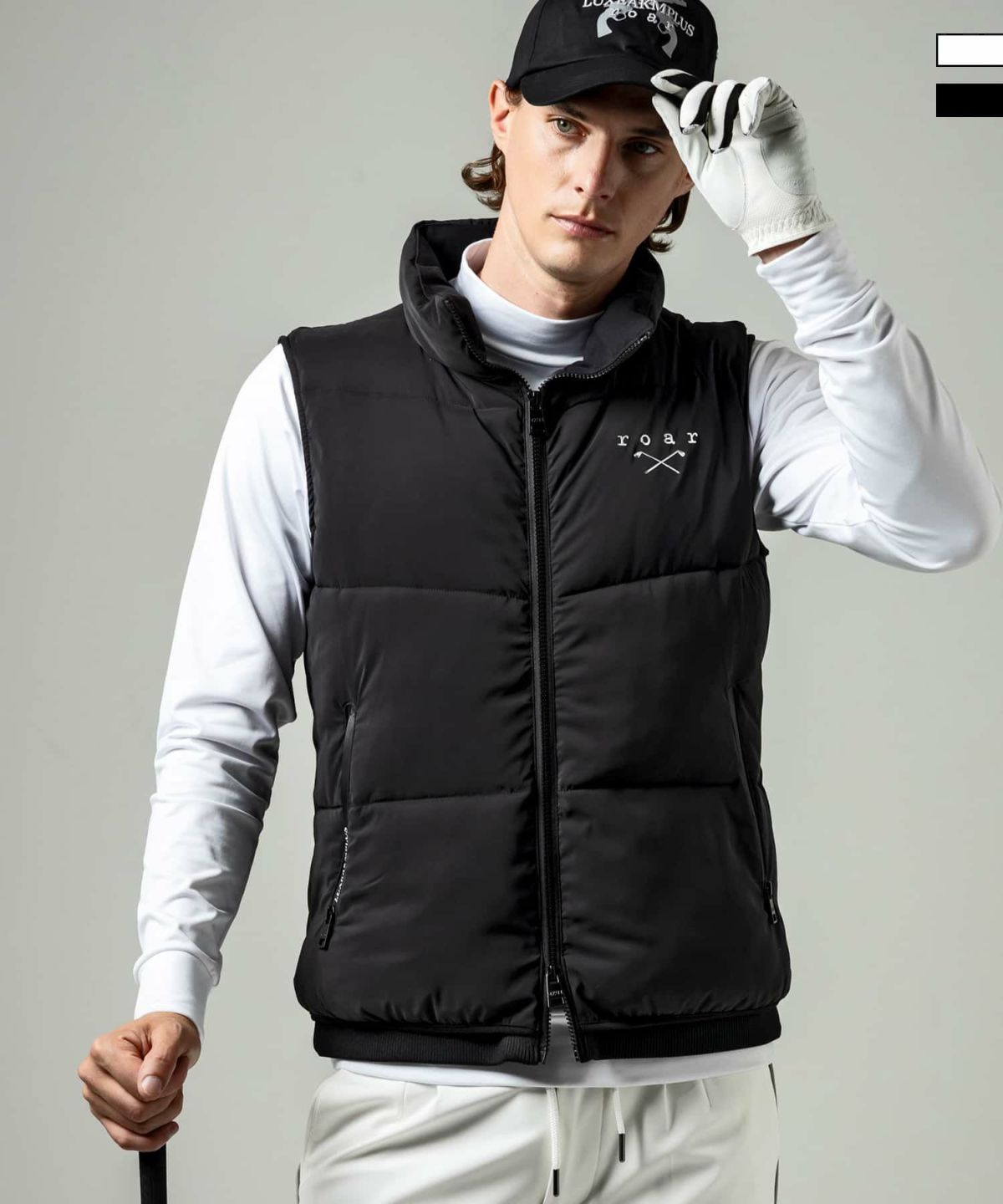 RALPH LAUREN PURPLE REVEL ゴルフウェア ロゴ刺繍入り Purple Label