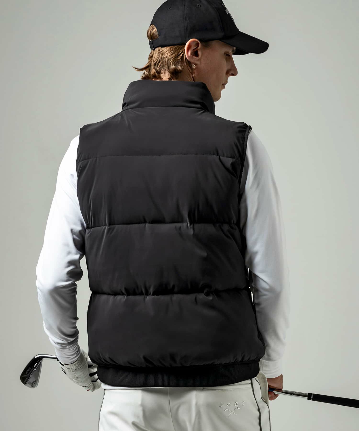 LUXEAKMPLUS×roar(リュクスエイケイエムプラス)ゴルフ ハイネック中綿