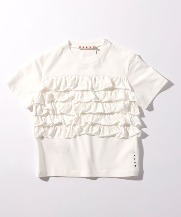 MARNI(マルニ)Kids & Junior フリル半袖Tシャツカットソー | SHIFFON