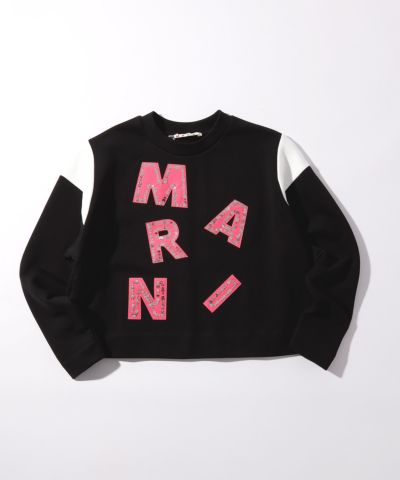 MARNI(マルニ)Kids & Junior ブランドロゴ長袖ニットセーター