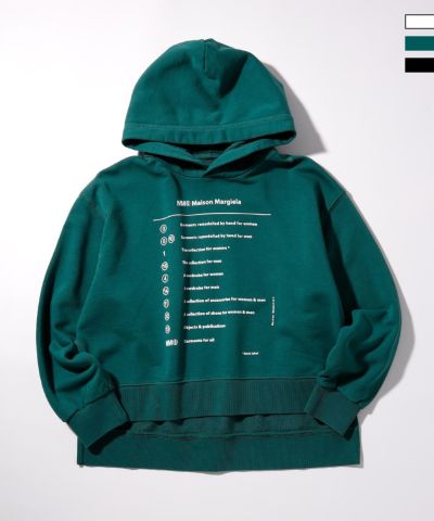 MM6 Maison Margiela(エムエム6 メゾン マルジェラ)Kids & Junior 長袖デザインフーディー