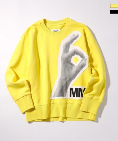 MM6 Maison Margiela(エムエム6 メゾン マルジェラ)Kids & Junior 長袖デザインスウェットプルオーバー