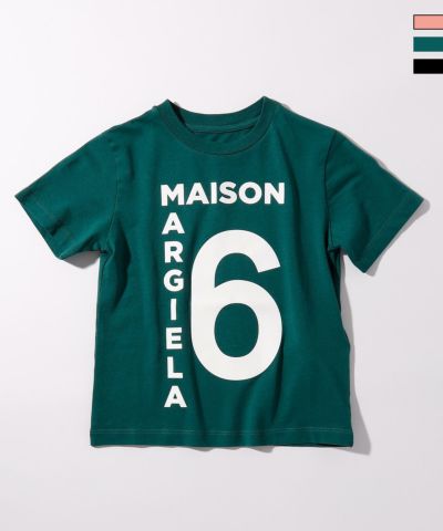 MM6 Maison Margiela(エムエム6 メゾン マルジェラ)Kids & Junior ブランドロゴ半袖Tシャツカットソー