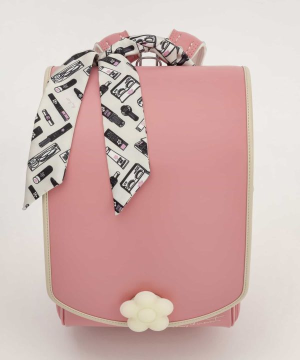 新品 MARY QUANT コスメ柄 フード ブルゾン ジャンパー ロング 黒