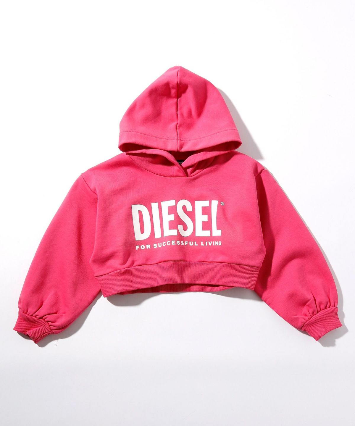 DIESEL(ディーゼル)Kids & Junior ブランドロゴブリント長袖パーカー