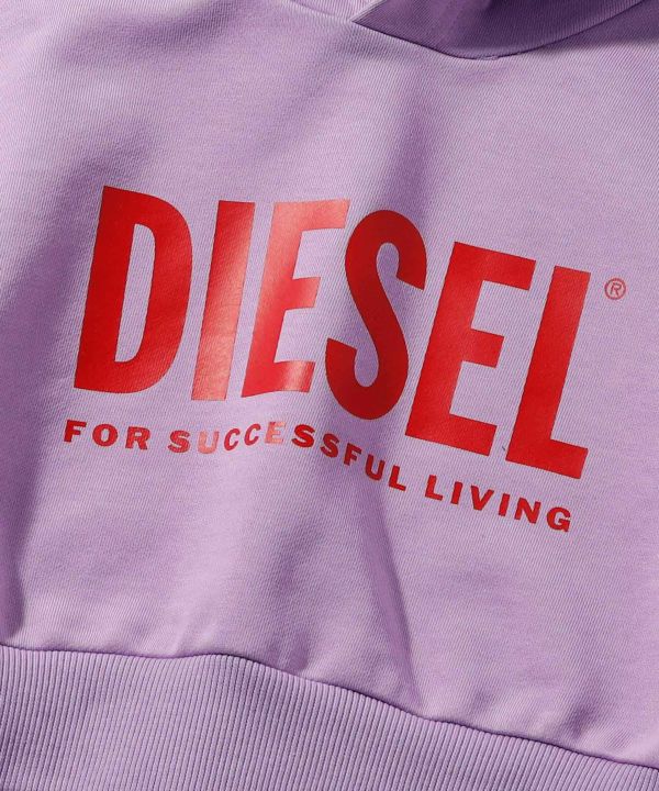 DIESEL(ディーゼル)Kids & Junior ブランドロゴブリント長袖パーカー