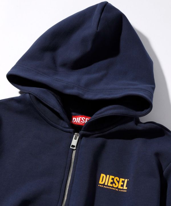 DIESEL(ディーゼル)Kids & Junior ブランドロゴブリント長袖ジップ