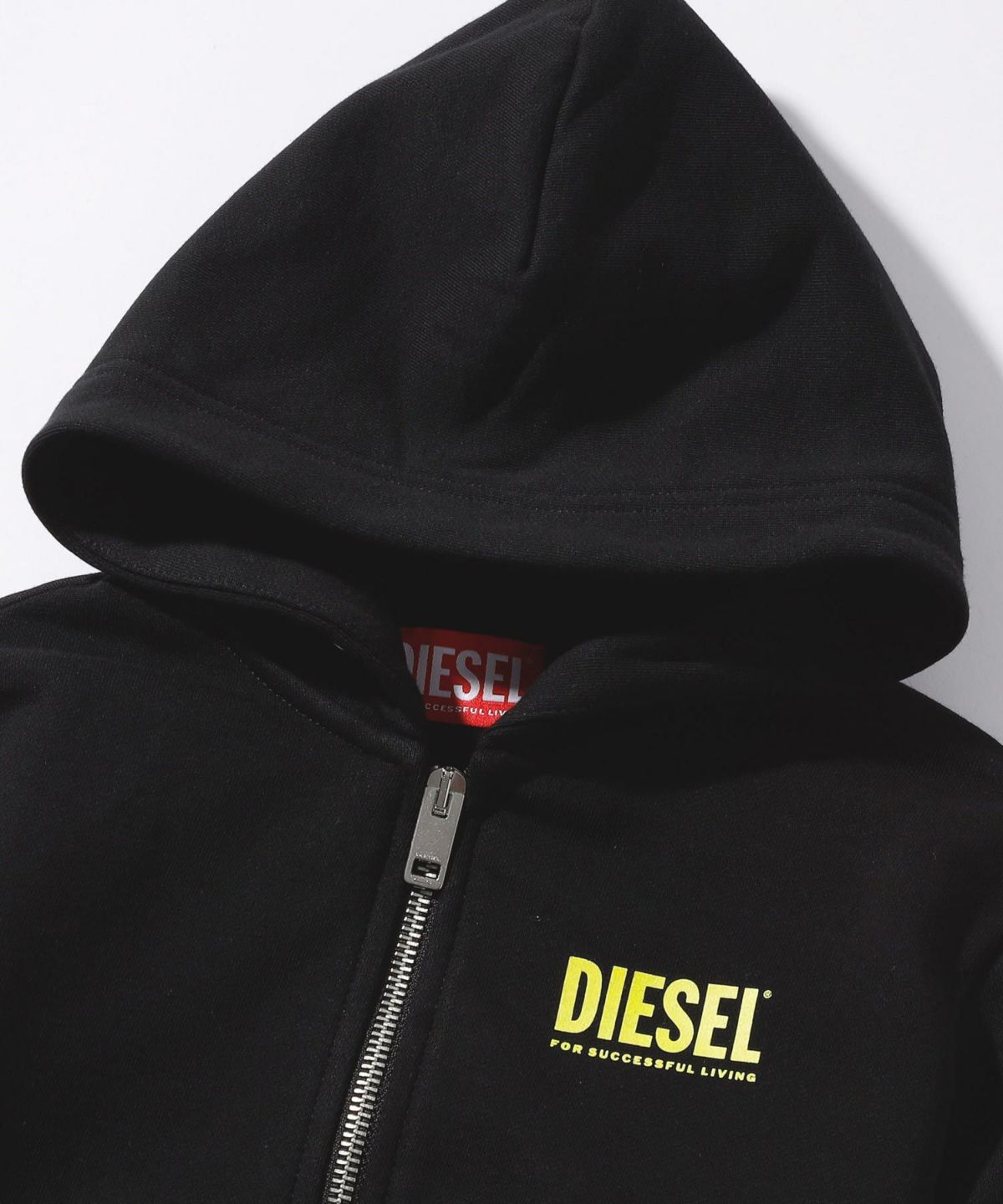 DIESEL(ディーゼル)Kids & Junior ブランドロゴブリント長袖ジップ