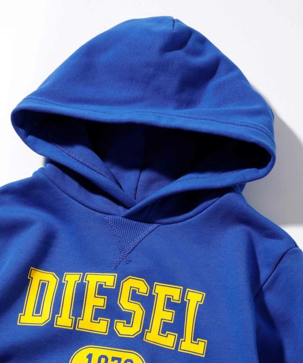 DIESEL(ディーゼル)Kids & Junior ブランドロゴブリント長袖パーカー