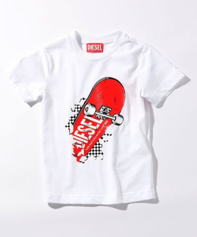 DIESEL(ディーゼル)Kids & Junior ブランドロゴ半袖Tシャツカットソー