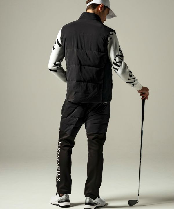 LUXEAKMPLUS(リュクスエイケイエムプラス)ゴルフ 中綿サイドロゴ