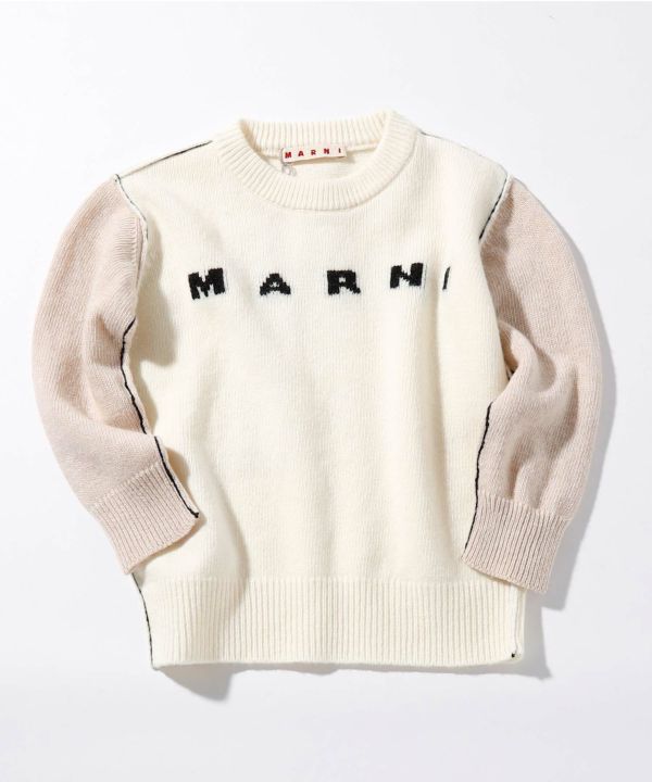 マルニ MARNI】キッズライン ロゴニット-