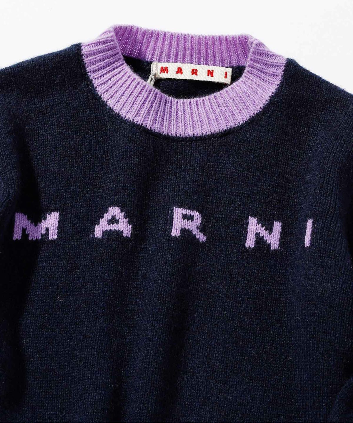 MARNI(マルニ)Kids & Junior ブランドロゴ長袖ニット | SHIFFON