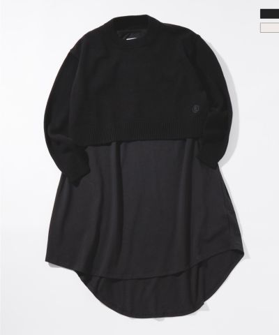MM6 Maison Margiela(エムエム6 メゾン マルジェラ)Kids & Junior 切替長袖ワンピース