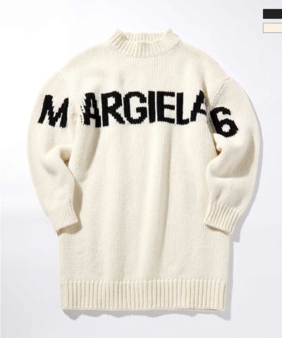 MM6 Maison Margiela(エムエム6 メゾン マルジェラ)Kids & Junior ブランドロゴ長袖ニットワンピース