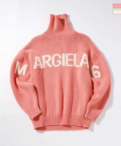 MM6 Maison Margiela(エムエム6 メゾン マルジェラ)Kids & Junior ブランドロゴ長袖タートルネックニット