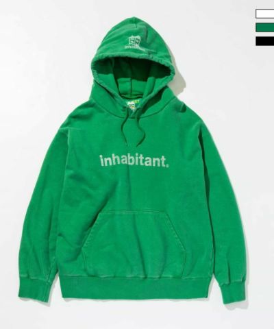 inhabitant(インハビタント)VILLAGERS LOGO HOODIE/パーカー/フーディー/プルオーバー/ロゴ