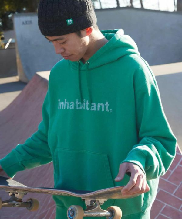 inhabitant(インハビタント)VILLAGERS LOGO HOODIE/パーカー