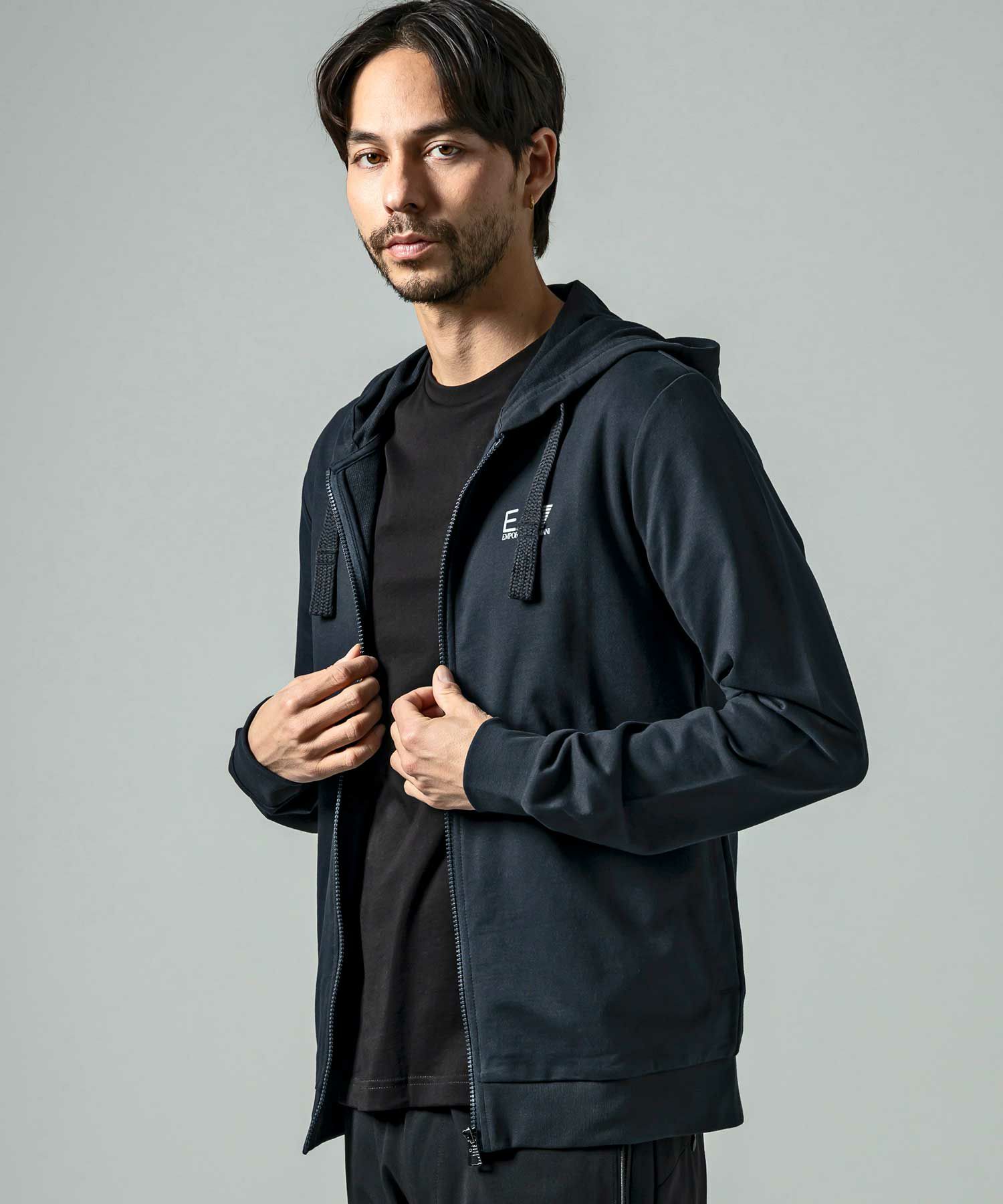 EMPORIO ARMANI EA7(イーエーセブン)TRAIN CORE ID M HOODIE FZ COFT 