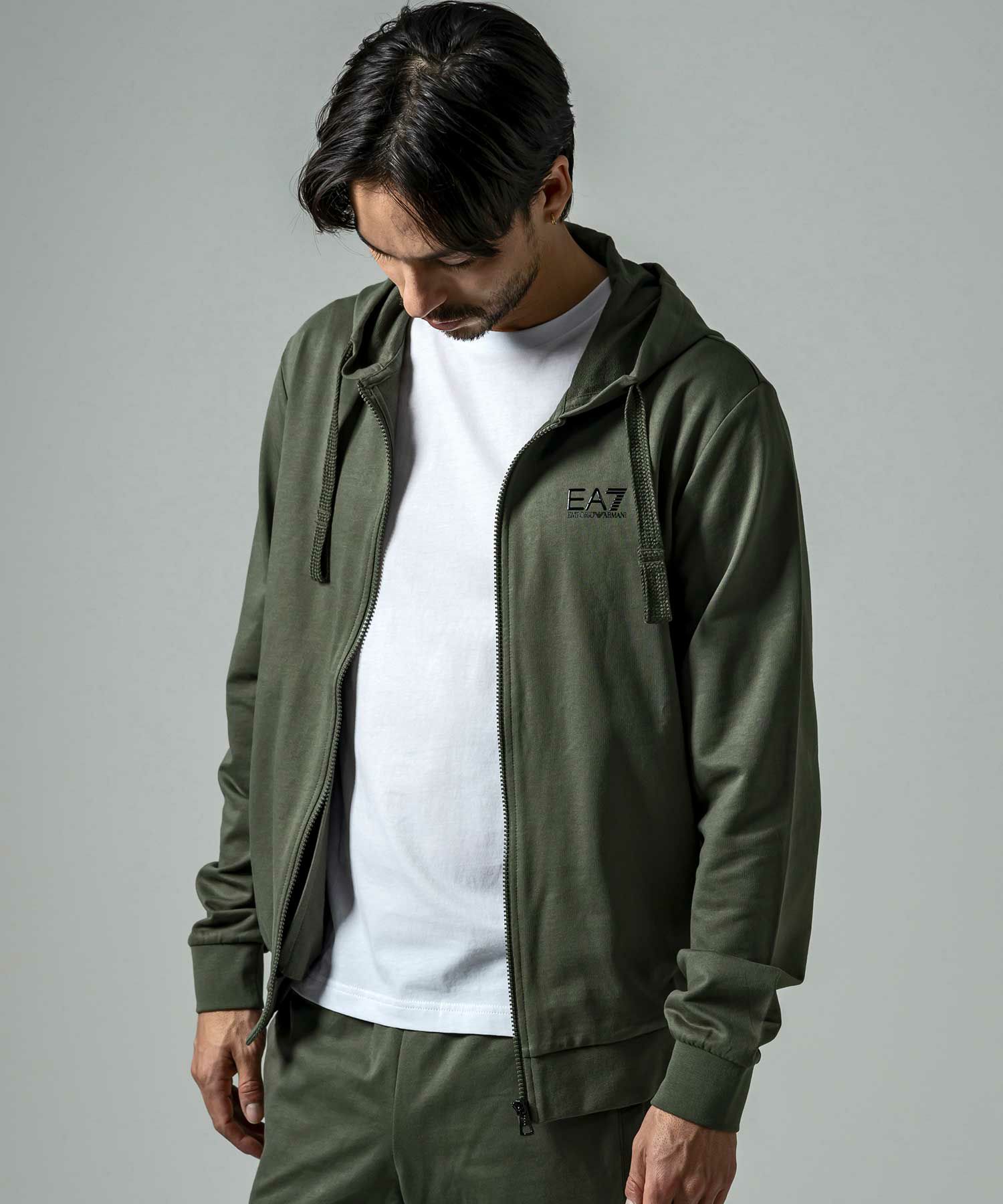 EMPORIO ARMANI EA7(イーエーセブン)TRAIN CORE ID M HOODIE FZ COFT 