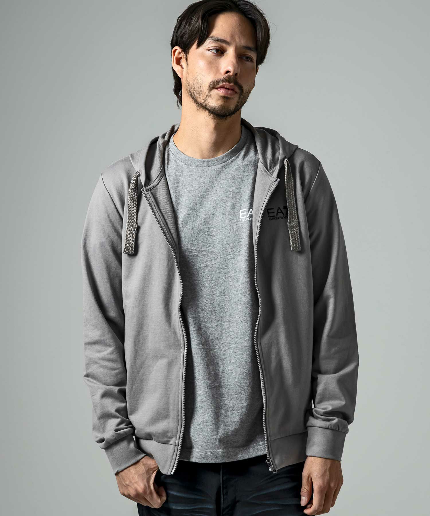 EMPORIO ARMANI EA7(イーエーセブン)TRAIN CORE ID M HOODIE FZ COFT 