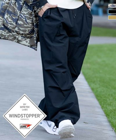 +phenix(プラスフェニックス)GORE WEATHER PROOF OVER PANTS / WINDSTOPPER プロダクト by GORE-TEX LABS /ウィンドストッパー/ゴアテックス/ワイドパンツ/ロングパンツ