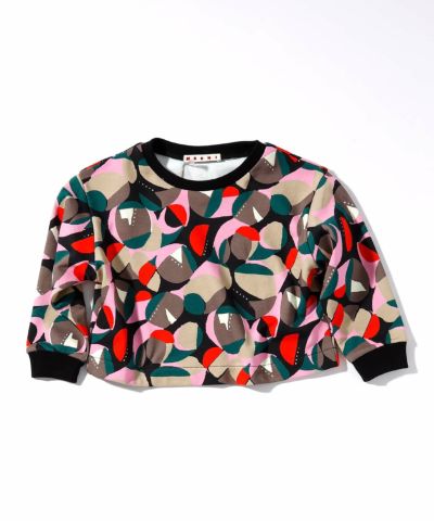 MARNI(マルニ)Kids & Junior 総柄長袖スウェットプルオーバー