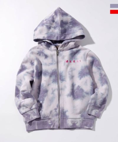 MARNI(マルニ)Kids & Junior タイダイ柄ジップアップフーディー