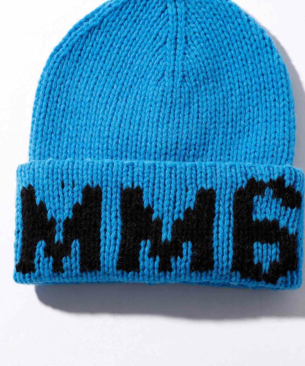 新品タグ付メゾンマルジェラ青系MM6ユニセックスウールバラクラバ