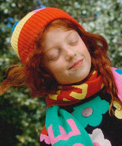 STELLA McCARTNEY(ステラマッカートニー)Kids & Junior カラフルニット帽子