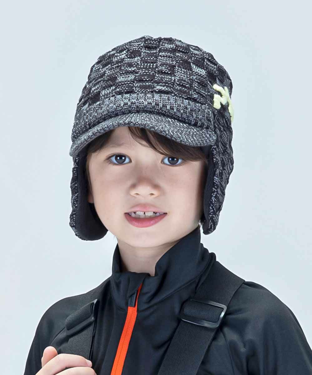 ウェア・グローブ・ニット帽　4点セット/サイズO/phenix/kissmark phenix(フェニックス)Maskman Earflap Knit Hat キッズ/スキー