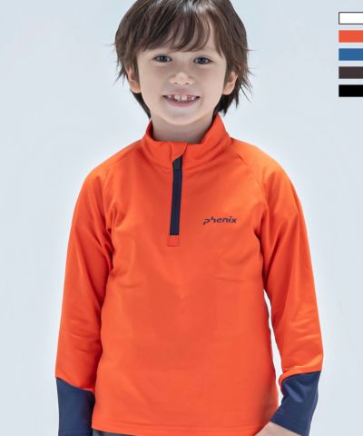 phenix(フェニックス)Lightning Junior 1/2 Zip Tee キッズ/スキーウェア/アンダーウェア/インナー/ハーフジップ
