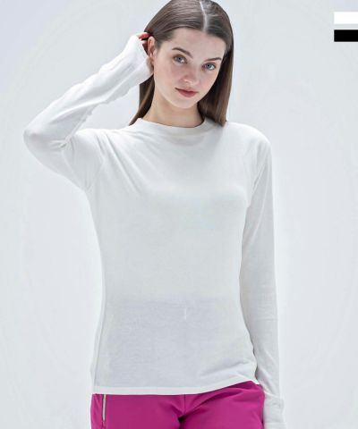 phenix(フェニックス)Super Space-Time Wool Mock Neck Tee/Middle レディース/スキーウェア/アンダーウェア/インナー