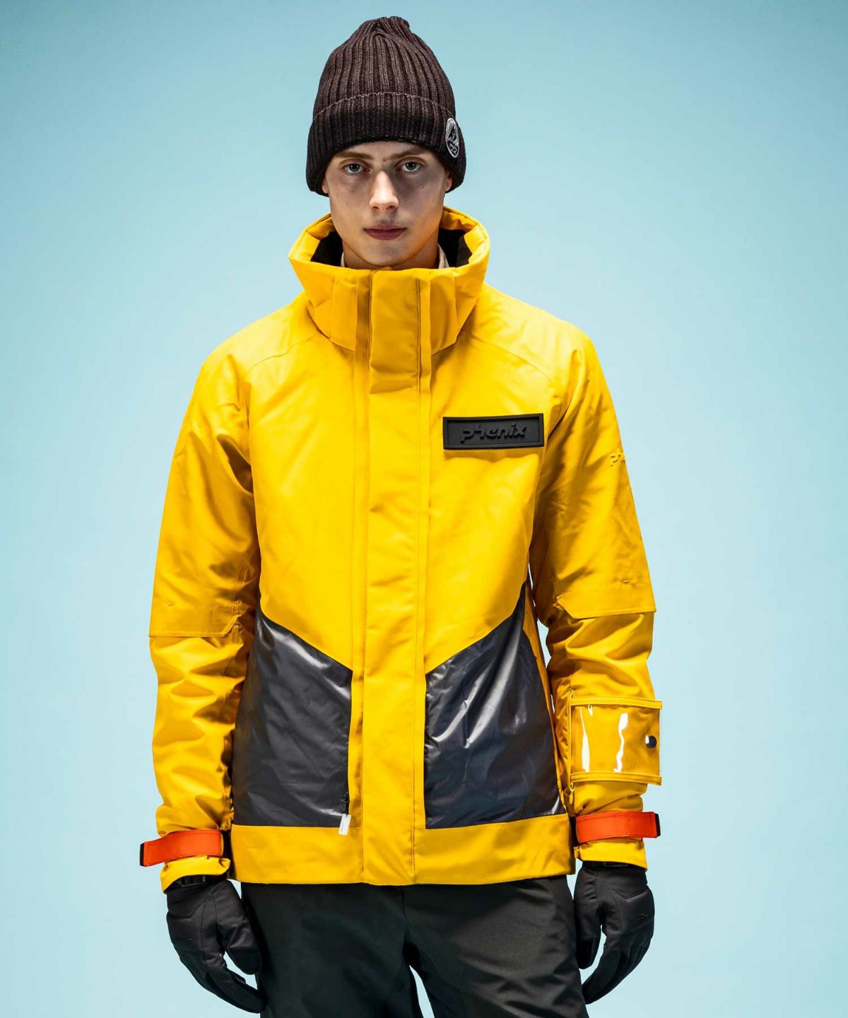 PHENIX(フェニックス) phenix Team Jacket チーム ジャケット PFA720T05 XXL ブラック×イエロー スキー ウェア  マウンテン パーカー