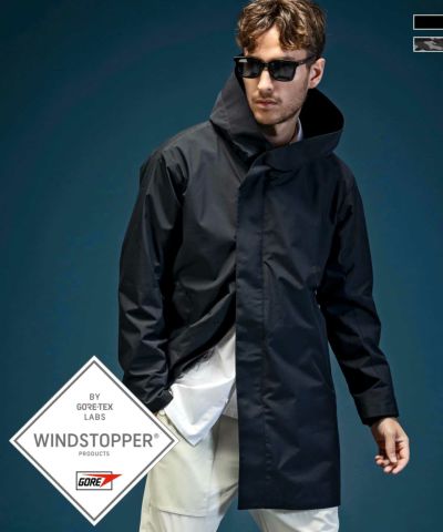 1PIU1UGUALE3 RELAX × +phenix(ウノピゥウノウグァーレトレ リラックス)ラップコート WINDSTOPPER プロダクト by GORE-TEX LABS /ウィンドストッパー/ゴアテックス