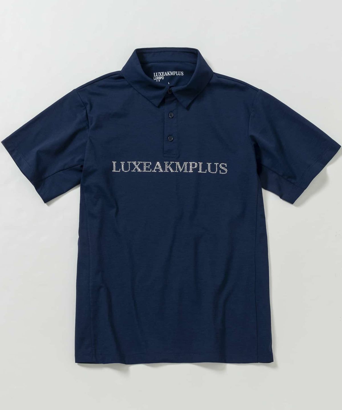 SHIFFON｜LUXEAKMPLUS ゴルフ バーチカルロゴ半袖ポロシャツ