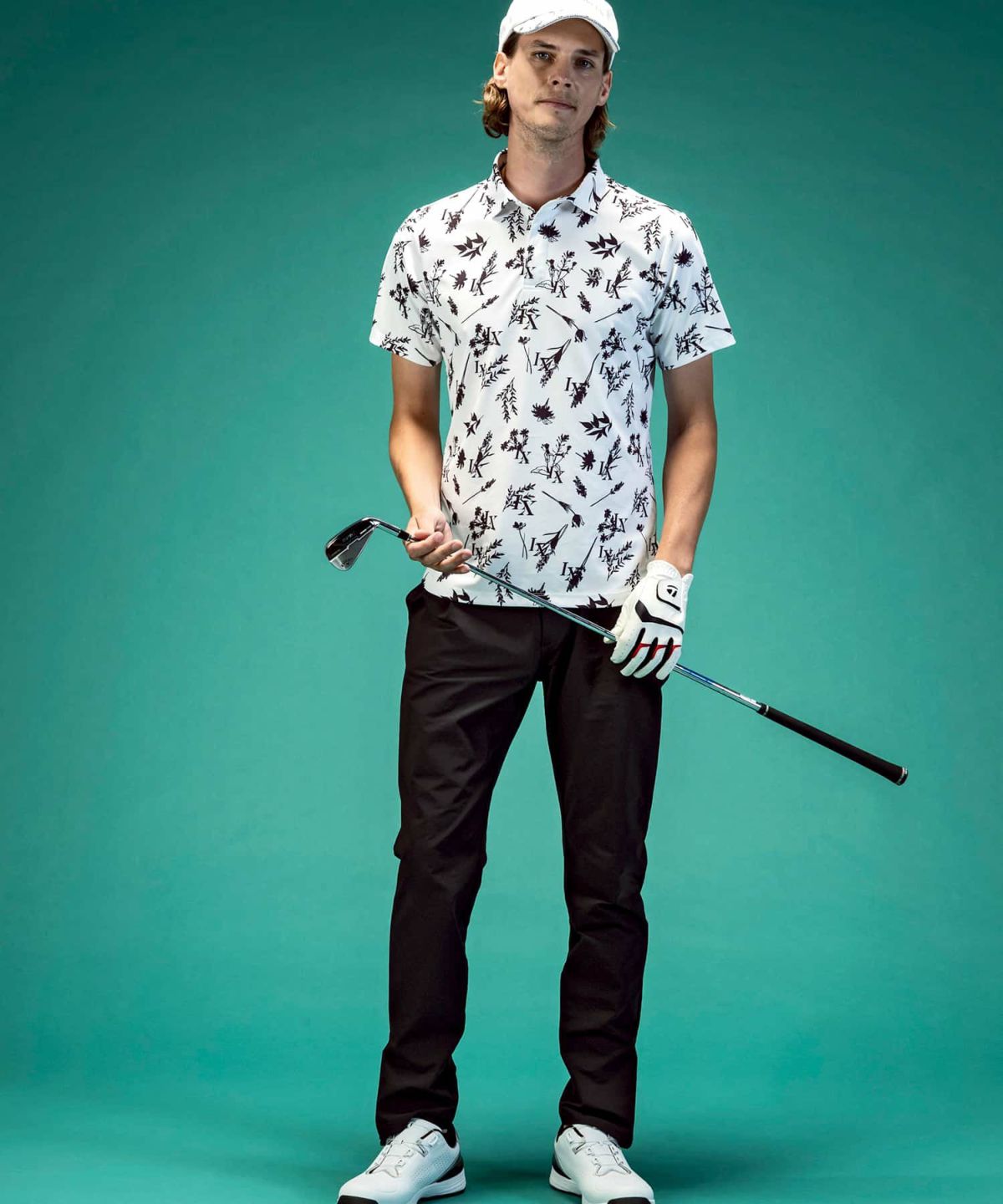 LUXEAKMPLUS(リュクスエイケイエムプラス)ゴルフ ボタニカル半袖