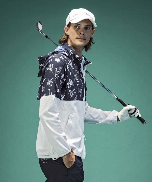 LUXEAKMPLUS 24SS 新品 ゴルフ ボタニカル 2way パーカー LUXEAKMPLUS 24SS 新品 ゴルフ ボタニカル 2way パーカー
