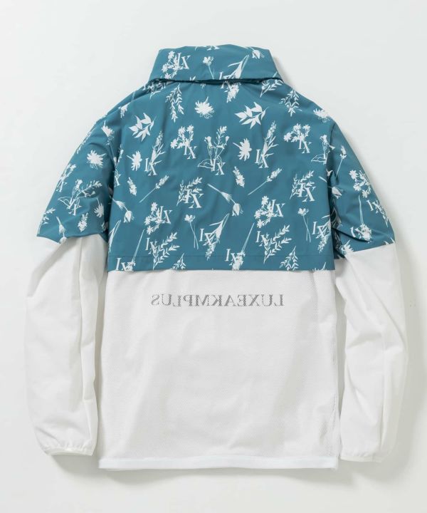 LUXEAKMPLUS 24SS 新品 ゴルフ ボタニカル 2way パーカー LUXEAKMPLUS 24SS 新品 ゴルフ ボタニカル 2way パーカー