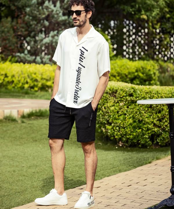 未使用】1PIU1UGUALE3 GOLF Vネックビッグフルロゴ ニット 4